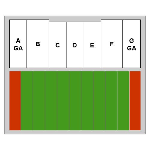 Broken Arrow Memorial Stadium Venue Map