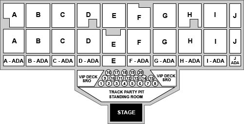 Kansas State Fair Grandstand Venue Map