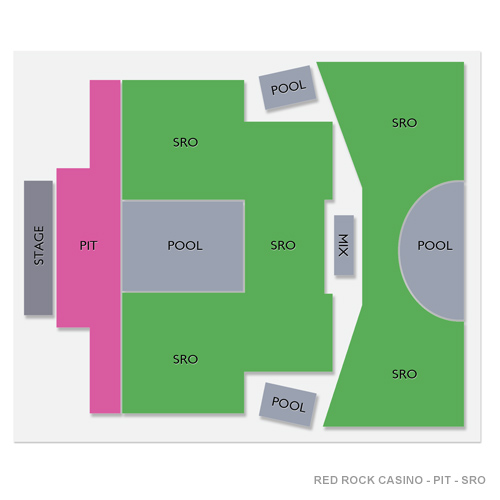 Red Rock Casino Venue Map