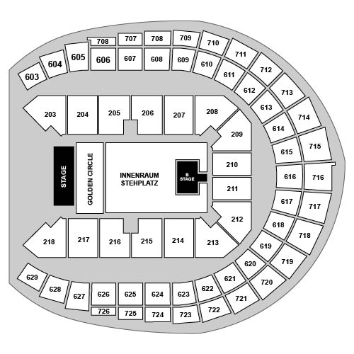 Lanxess Arena Venue Map