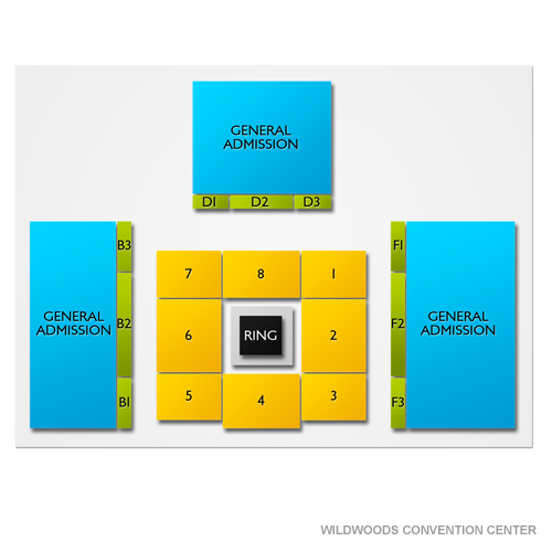 Wildwoods Convention Center Venue Map