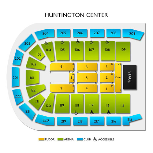 Huntington Center Tickets 50 Events On Sale Now TicketCity