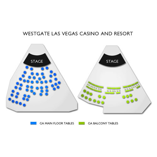 Westgate Theater Las Vegas Seating Chart