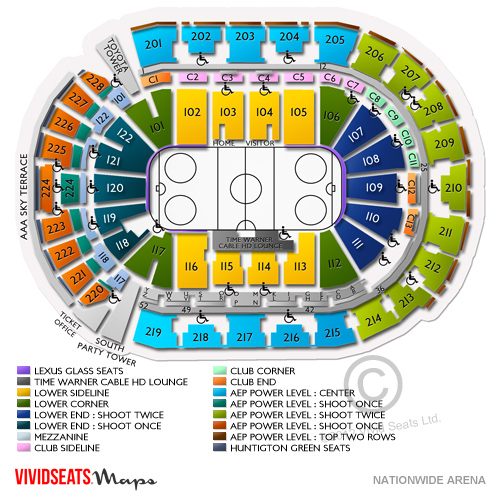 Nationwide Arena Tickets - Nationwide Arena Information - Nationwide ...