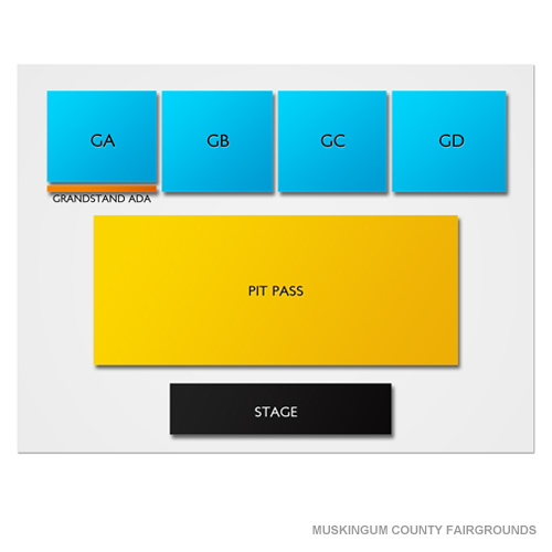 Muskingum County Fairgrounds Venue Map