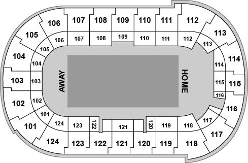 Mary Browns Centre Venue Map