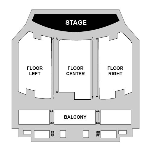 The Theater at North Venue Map
