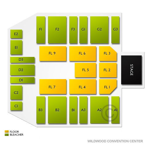 wildwood convention center seating chart Tennille Heard