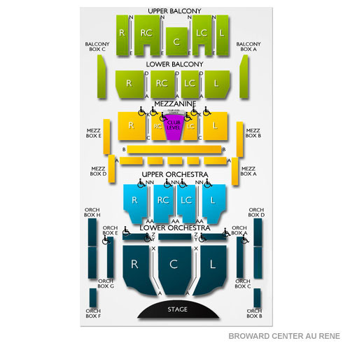 Broward Center Au Rene Tickets Broward Center Au Rene Seating Chart