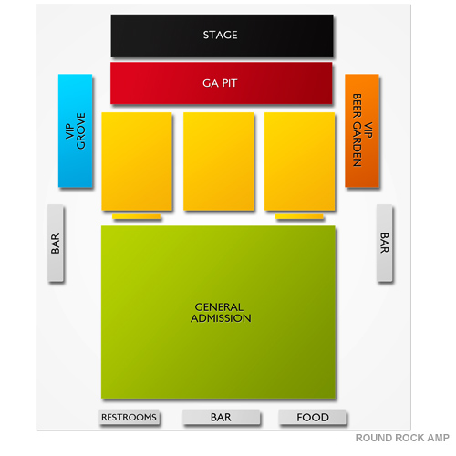Round Rock Amp Venue Map