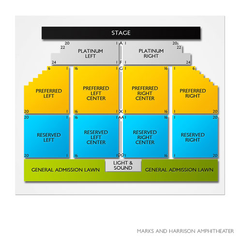 Marks And Harrison Amphitheater Seating Chart