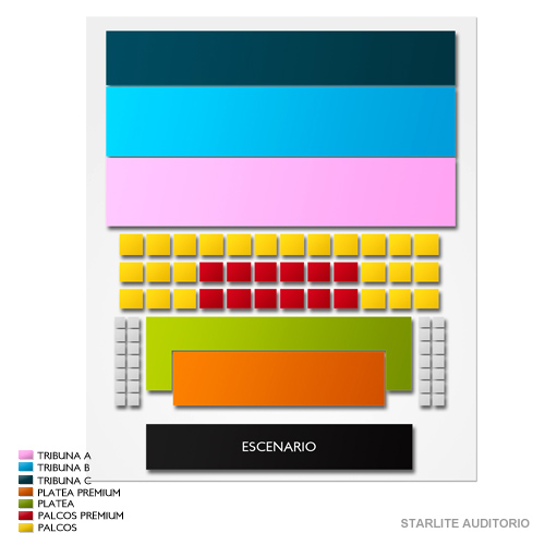 Starlite Auditorio Venue Map