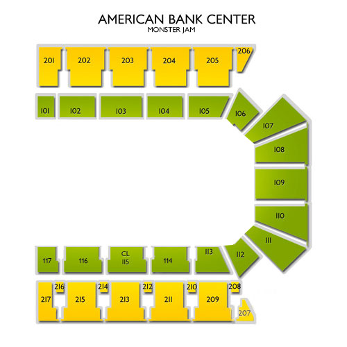 American Bank Center Tickets 8 Events On Sale Now TicketCity