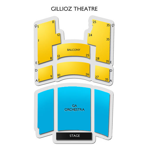 Gillioz Theatre Venue Map