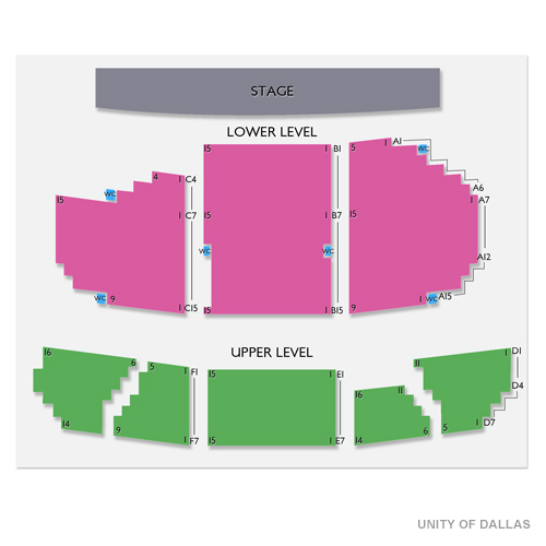 Unity of Dallas Venue Map