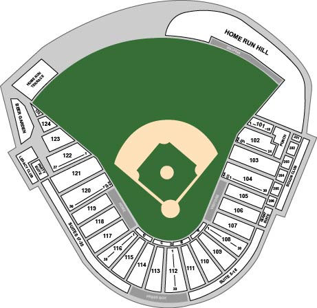 Sutter Health Park Venue Map