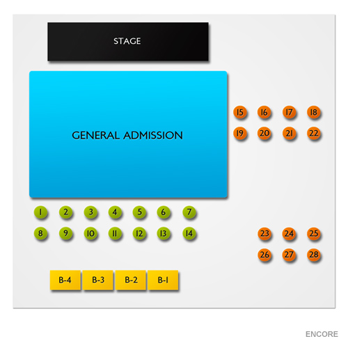 ENCORE Venue Map