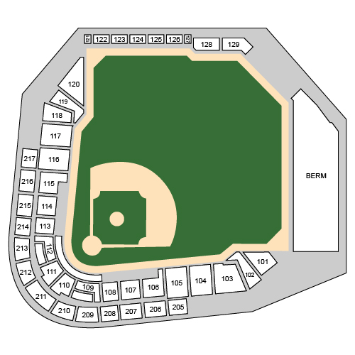 The Ballpark at America First Square Venue Map