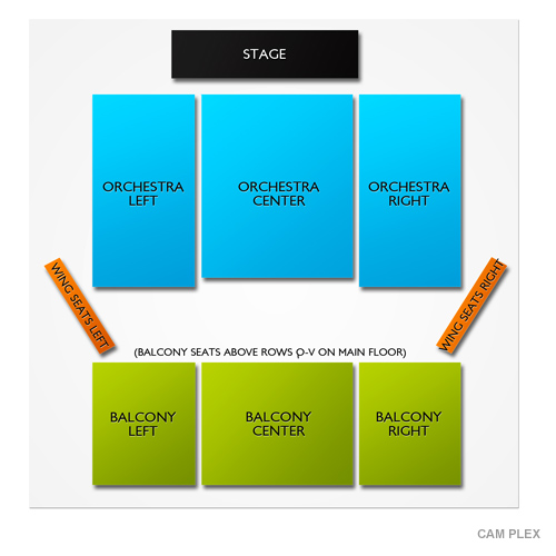 Cam-Plex Venue Map