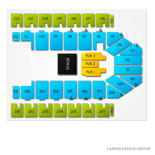 Casper Events Center Seating Chart