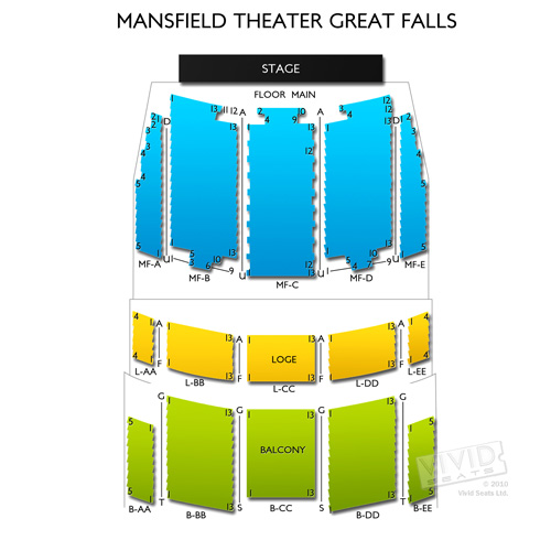 Mansfield Theater Great Falls Seating Chart | Vivid Seats