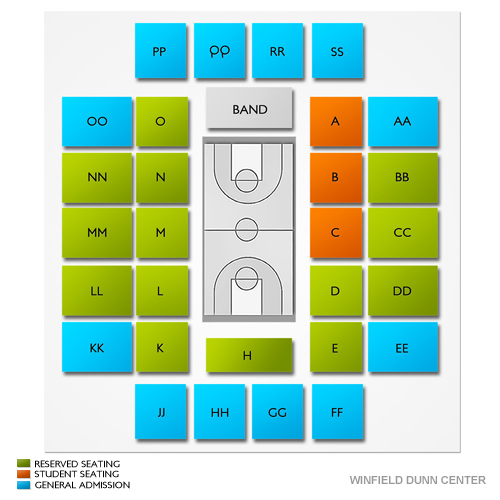 Belmont Basketball Seating Chart