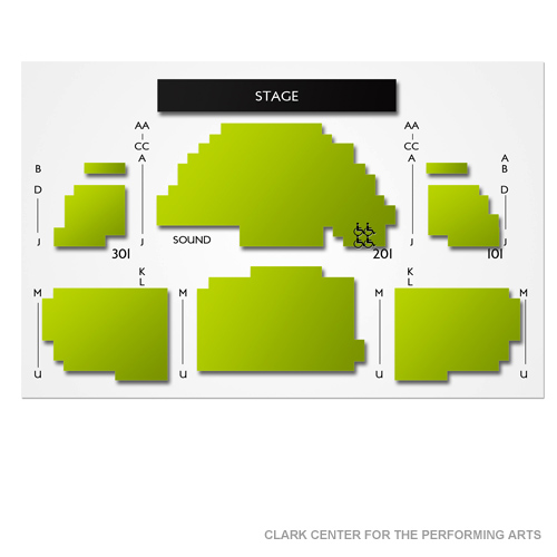 Venue seating map