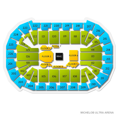 Michelob ULTRA Arena at Mandalay Bay Resort and Casino Tickets 8