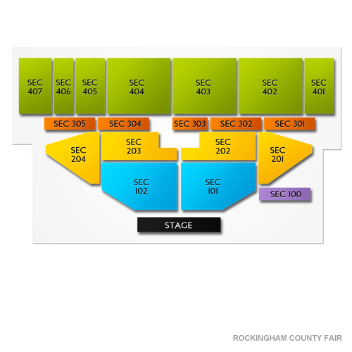 Rockingham County Fair Venue Map