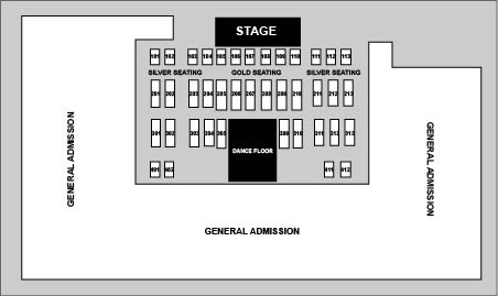 Medina Entertainment Center Venue Map