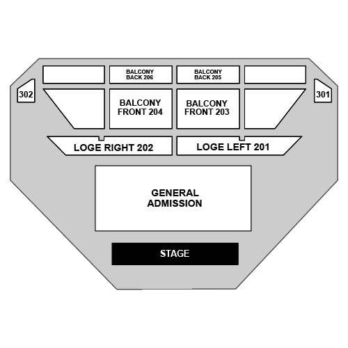 College Street Music Hall Venue Map