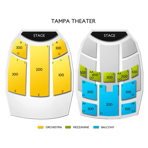 Tampa Theatre Seating Chart Vivid Seats