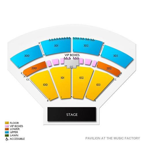 Seating Chart Irving Music Factory