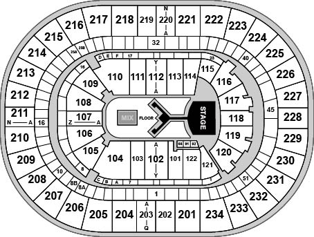 PPG Paints Arena Venue Map
