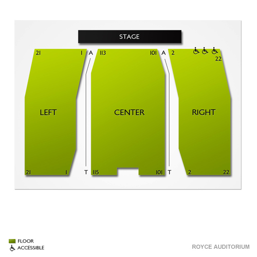 Royce Hall Seating Chart