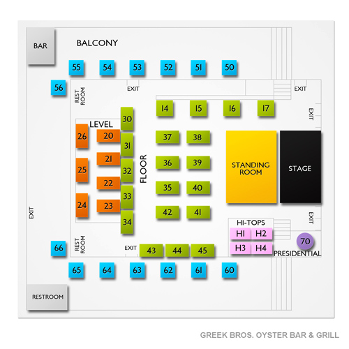 Pecos And The Rooftops El Campo Tickets Greek Bros Oyster Bar And Grill 07 17 2021 Vivid Seats