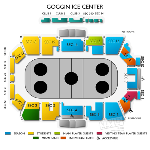 Goggin Ice Center Seating Chart | Vivid Seats