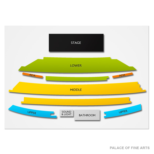 Palace of Fine Arts Venue Map