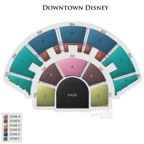 Springs Seating Chart