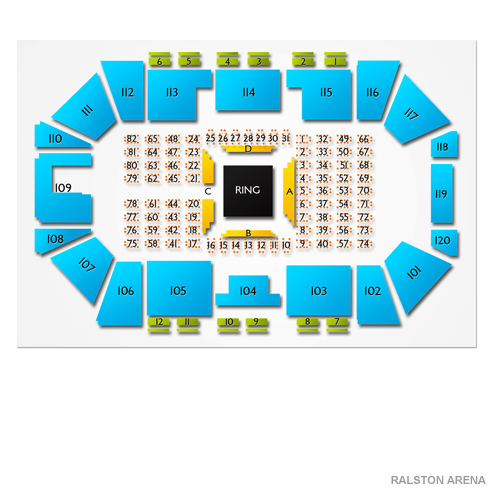 Liberty First Credit Union Arena Venue Map