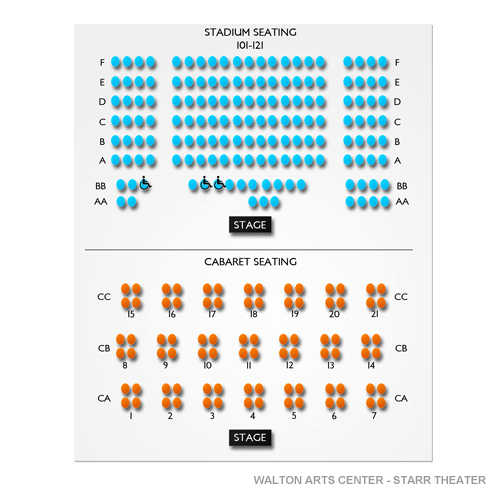 Venue seating map