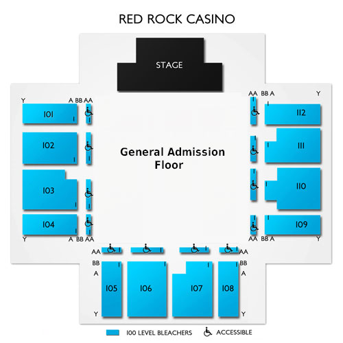 Red Rock Casino Venue Map