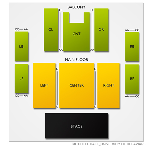 Mitchell Hall - University of Delaware Venue Map