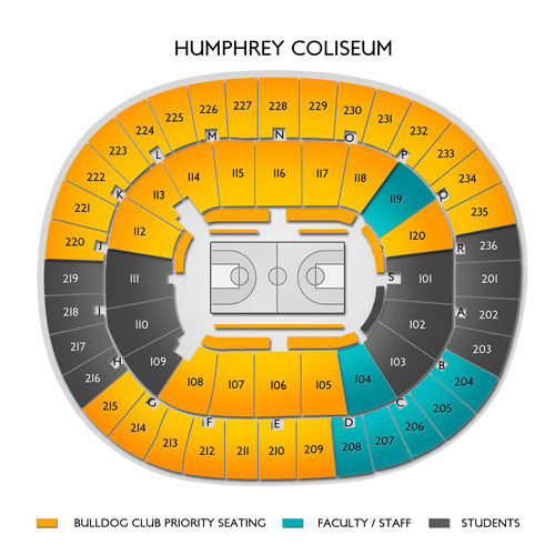 Humphrey Coliseum Seating Chart