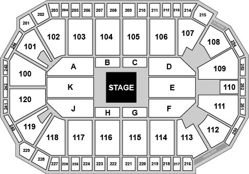Credit Union of Texas Event Center Venue Map