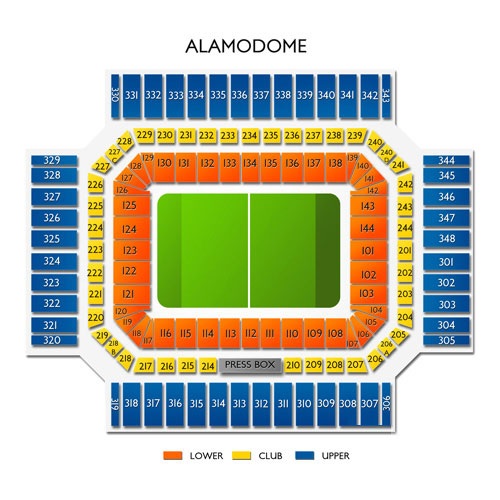 Alamodome Venue Map