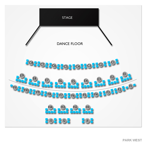 Park West Venue Map