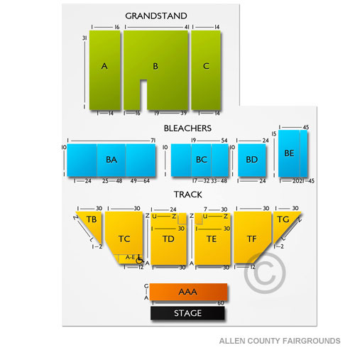 Allen County Fairgrounds Venue Map
