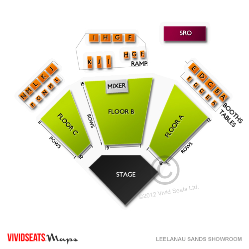 Leelanau Sands Showroom Seating Chart | Vivid Seats