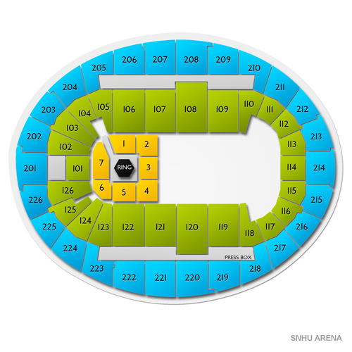 SNHU Arena Venue Map